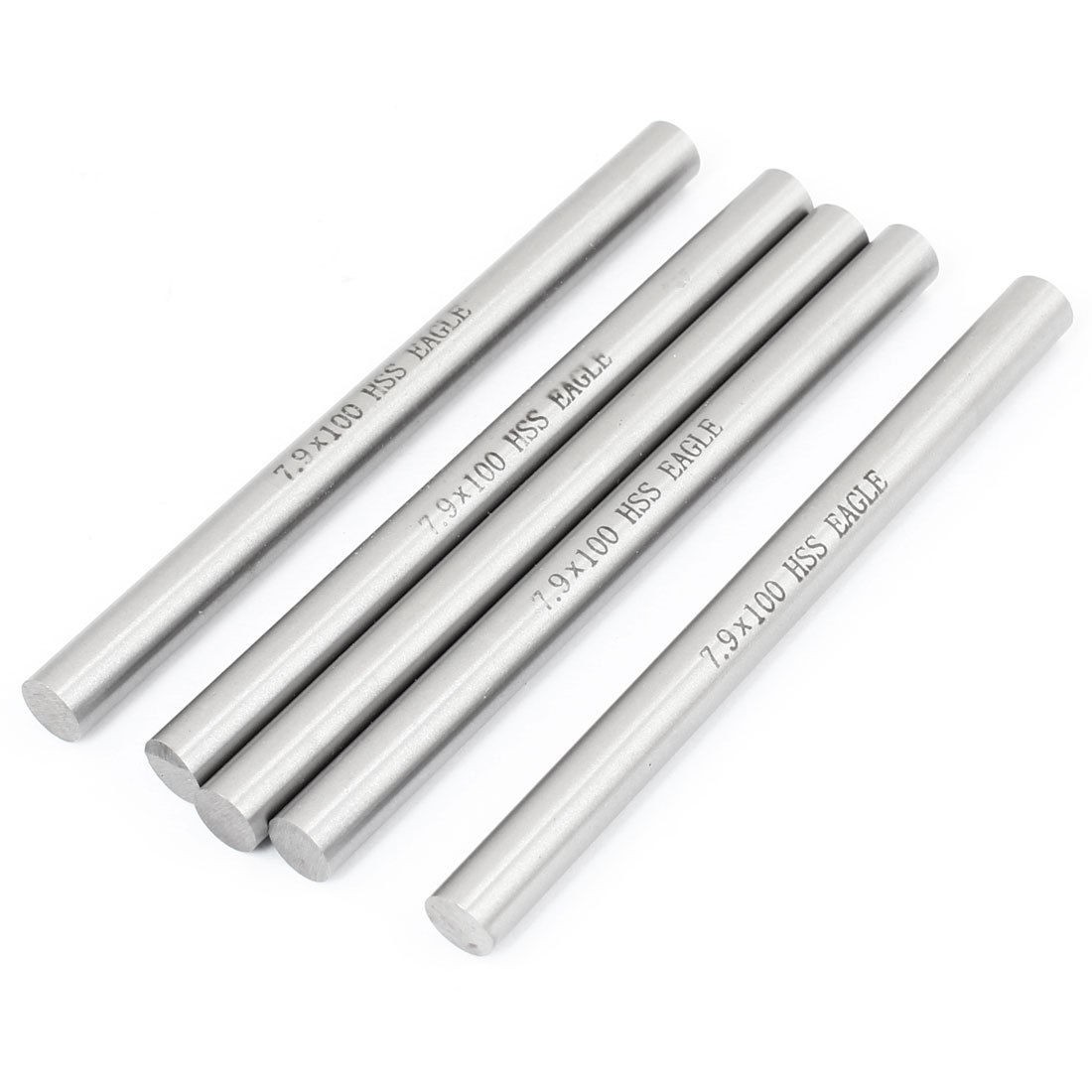 5 Pcs HSS High Speed Steel 3/8" Dia Round CNC Lathe Bars Rods