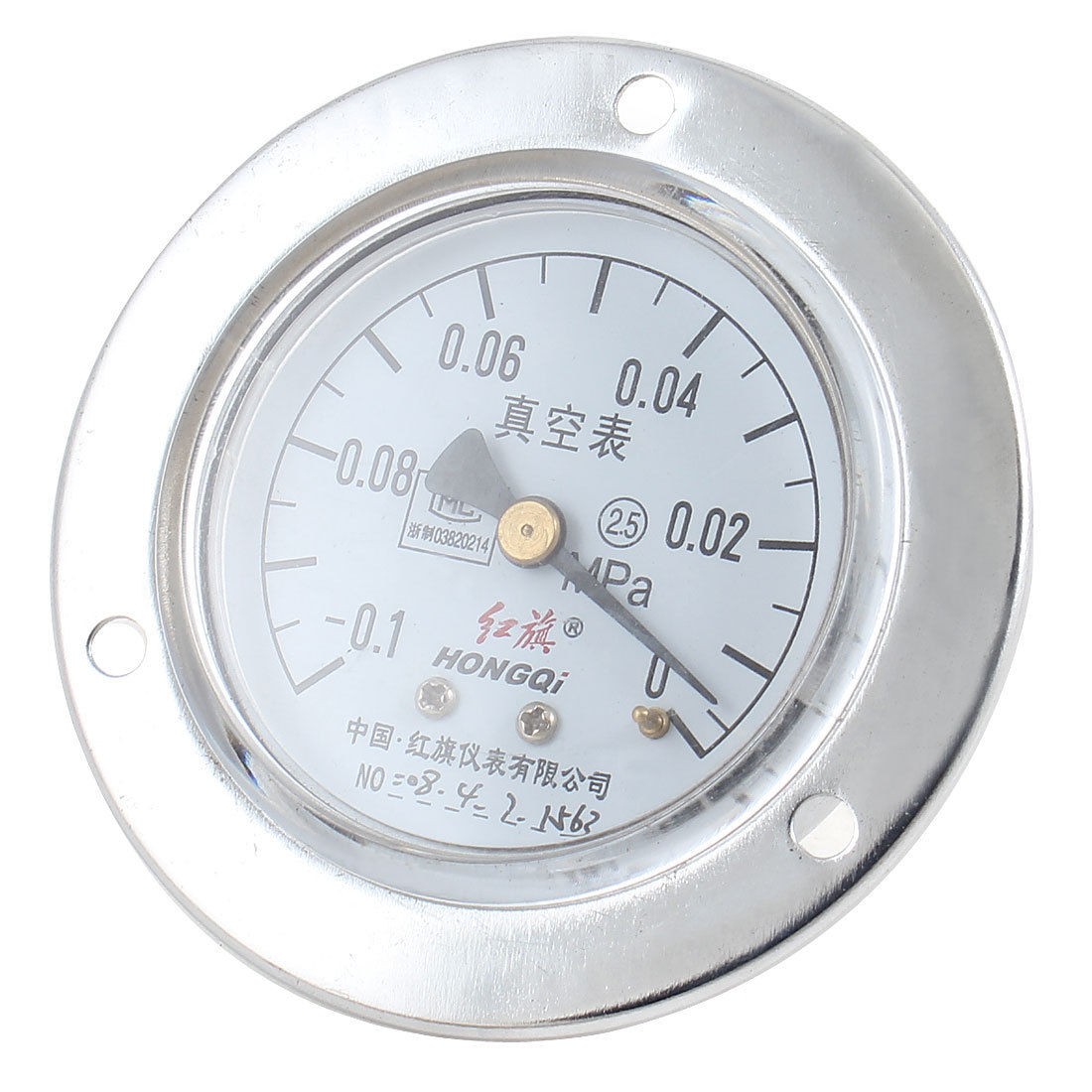Home Office White Dial -0.1-0 Mpa Round Compound Gauge