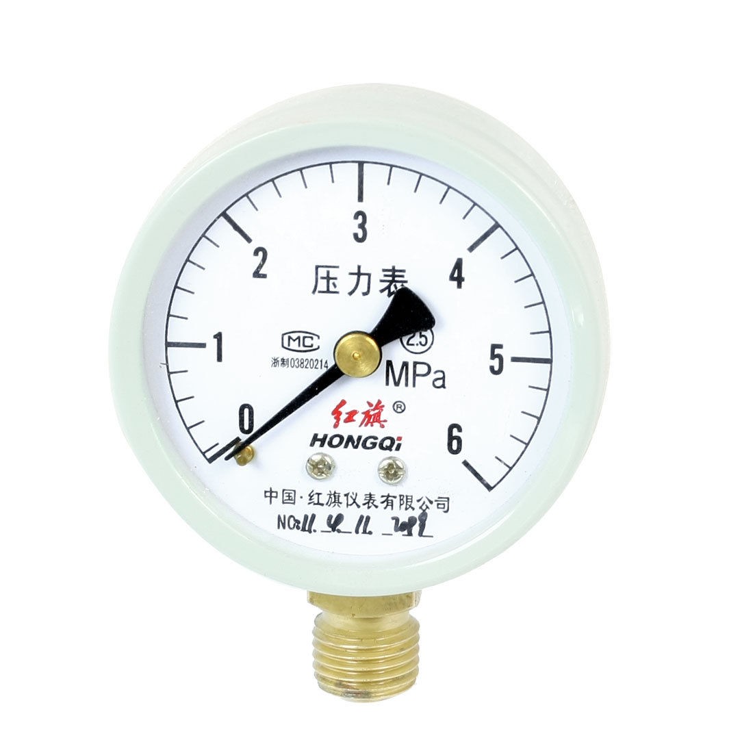 Home Office Black Hand 0-6 Mpa Round Compound Gauge