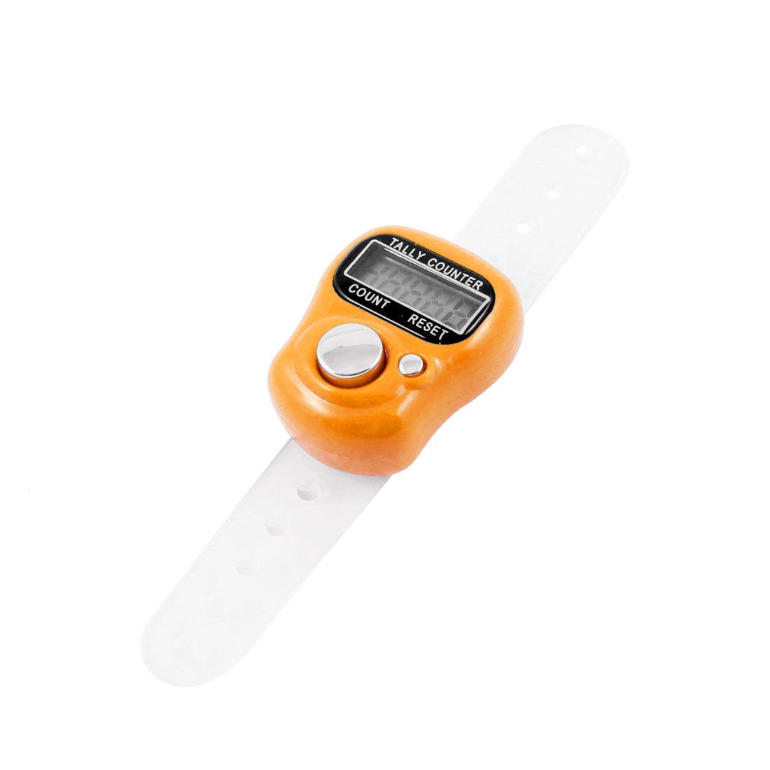 Orange Mini Adjusting Band 5 Digit Golf Finger Counter Tally