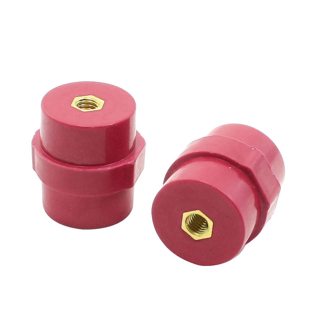 2 X SM30 6mm Bore 30mm Height Busbar Insulators Supports Separators