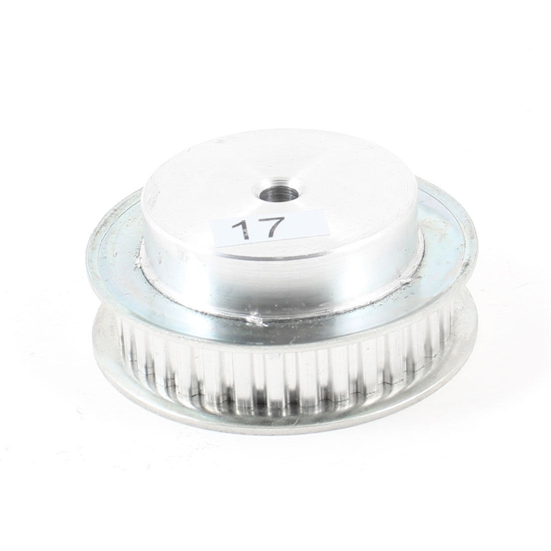 Silver Tone Aluminum Alloy XL Type 34 Teeth 6mm Pilot Bore Timing Pulley