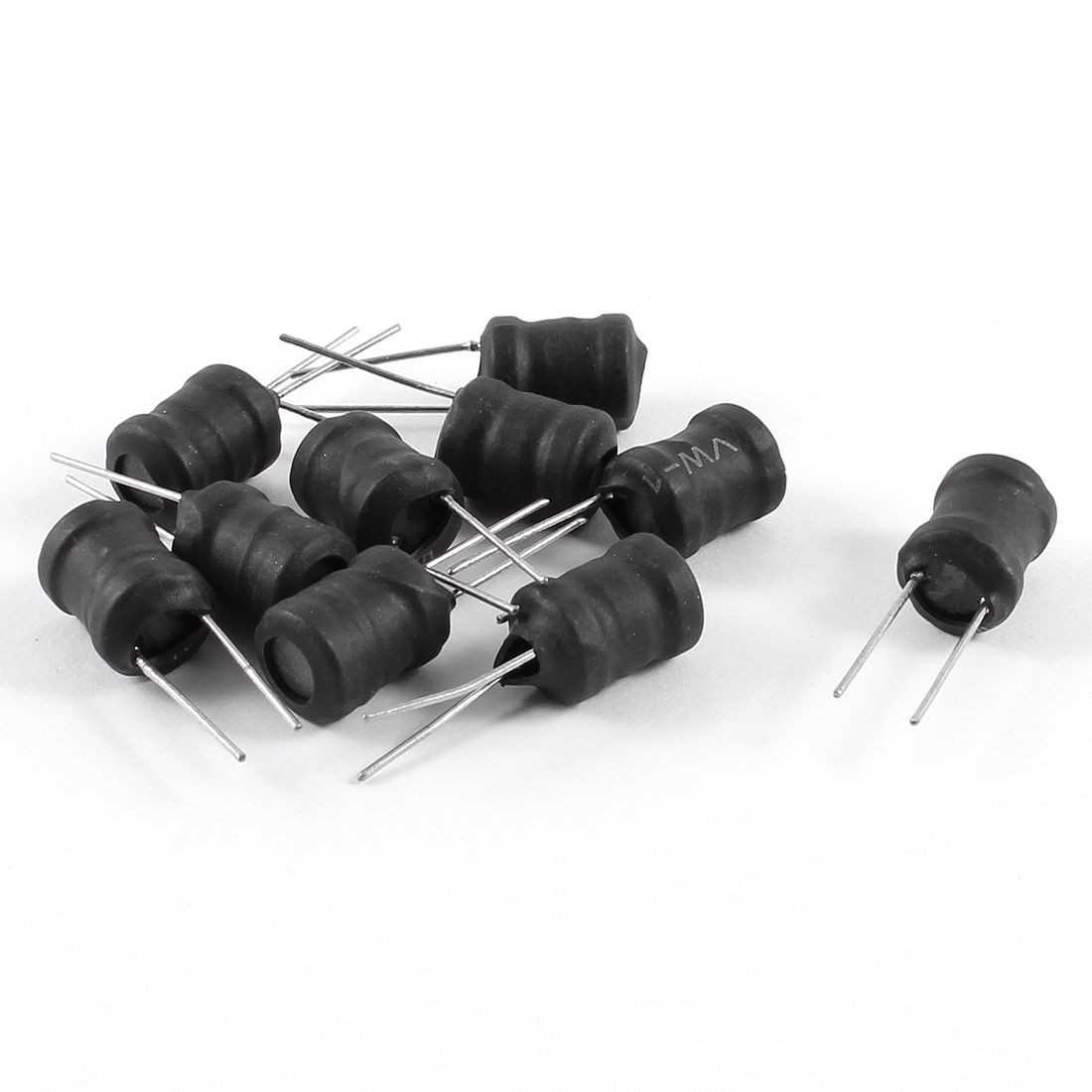 10 Pcs 3MH 8mm x 10mm UL-polyolefin Metal Magnetic Core Radial Leaded Inductors