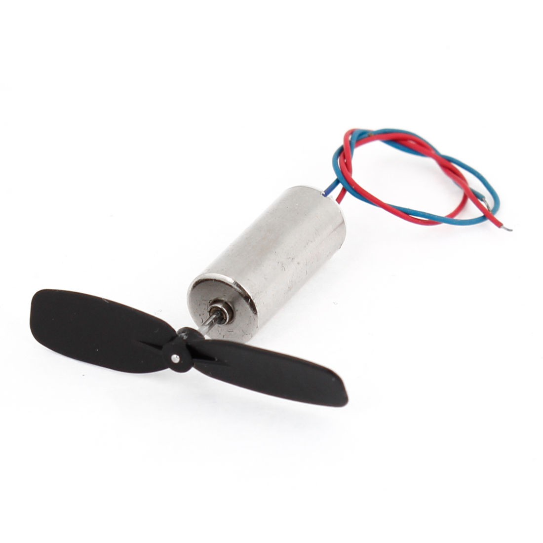 Helicopter 7mm x 16mm 2 Wires Magnetic Micro Coreless Motor DC 3.7V 48000RPM