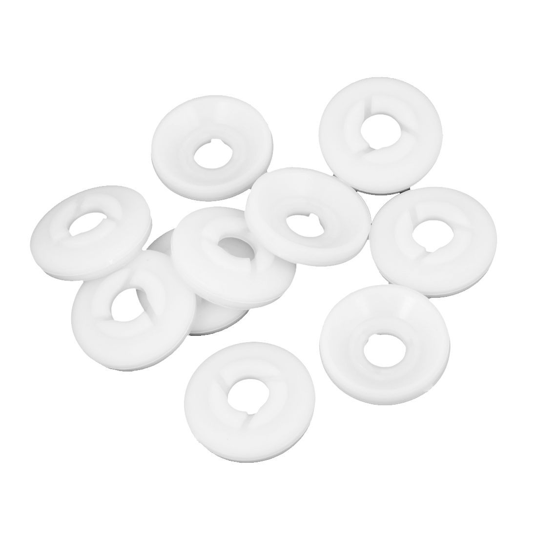 10Pcs White 8mm Inner Diameter Driller Washer for Drill Machine