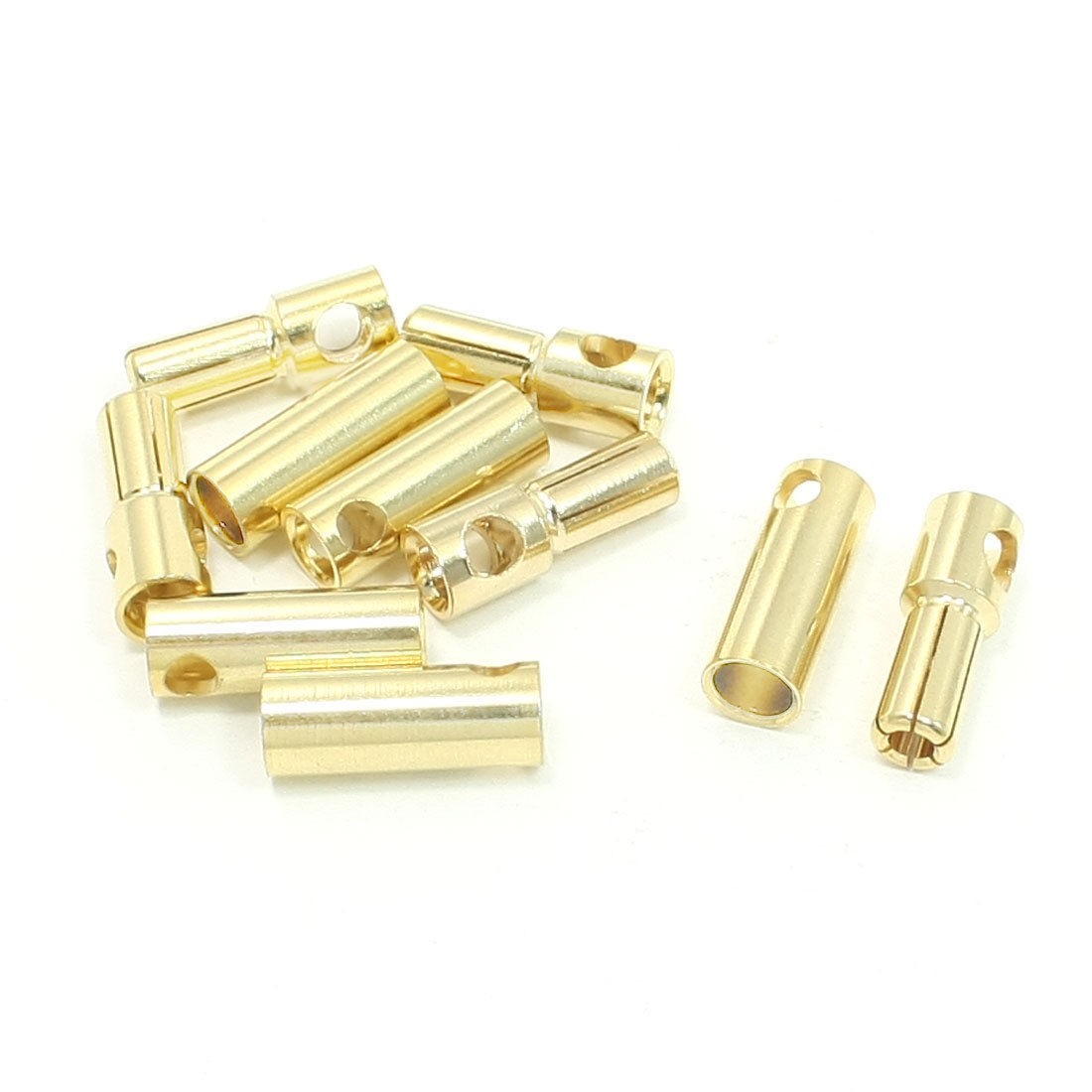 5 Pairs Gold Tone Audio Speaker Devices Terminal Banana Connectors