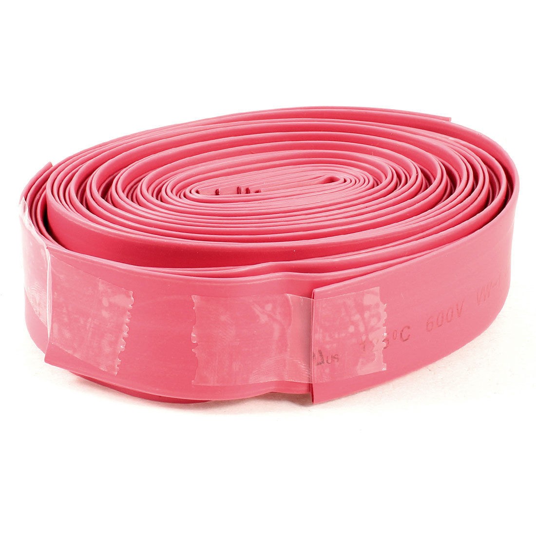 5PCS Ratio 2:1 12mm Dia Red Polyolefin Heat Shrinkable Tube Tubing 3.2 Feet