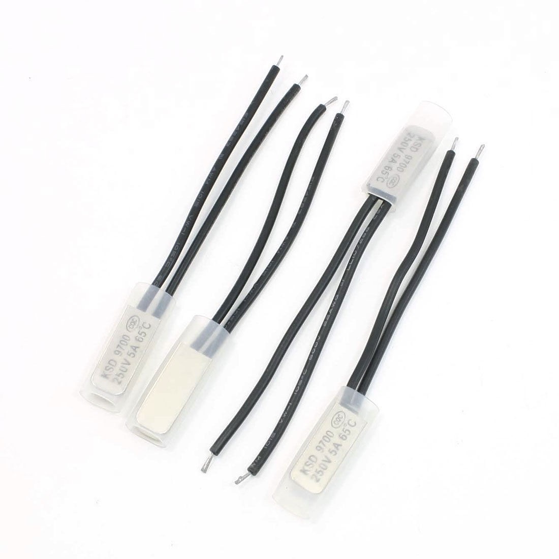 4 Pcs Bimetal Thermostat Temperature Switch 65 Degree Celsius Normally Closed