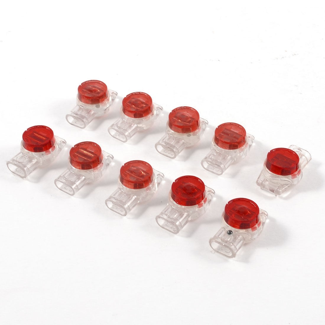 10 Pcs Gel Splice UR Connector 3 Port Wire Connectors Red