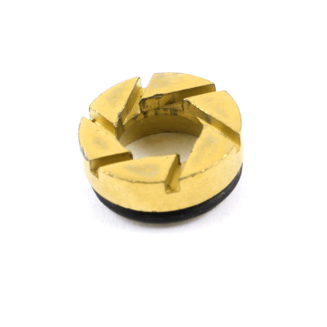 Gold Tone Round Shaped 7mm Thickness Pressure Foot for Hitachi Drill Machine