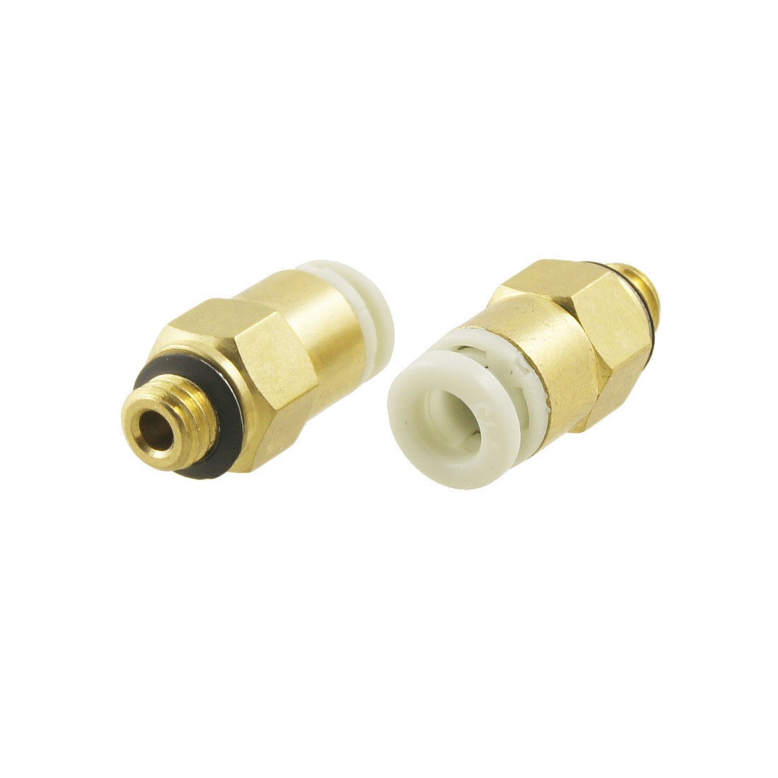 10 Pcs Push in to Connect Pneumatic Straight Fitting 1/5" x 5/32"