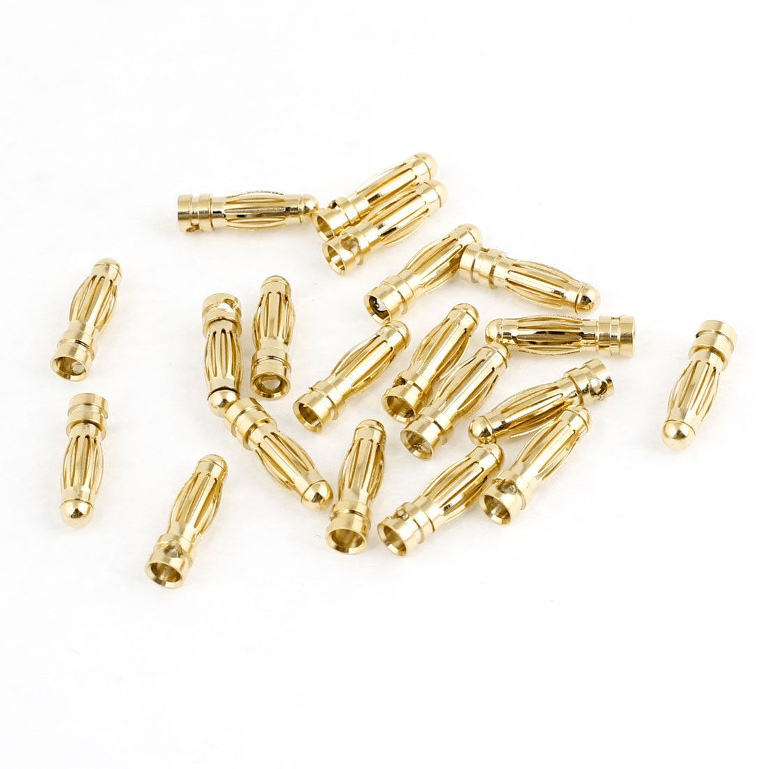 3mm Inside Dia Male Banana Plug Bullet Connector Replacement 20 Pcs