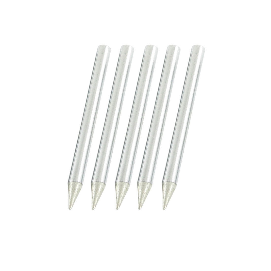 60W Replaceable 1mm Point Dia Soldering Solder Iron Tip Tool 5 Pcs 