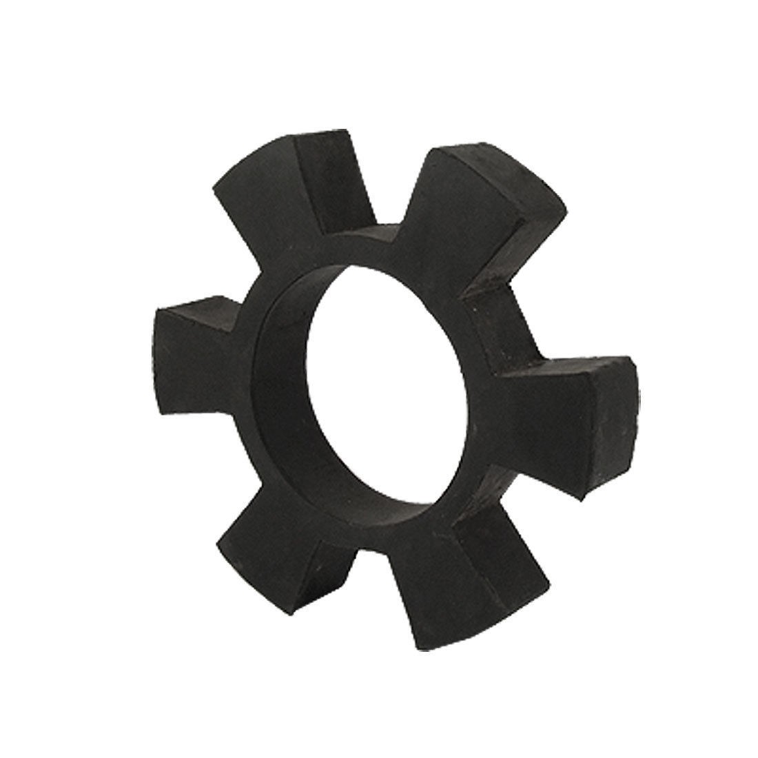 Black 67mm 2 5/8" Diameter Bore Shaft Rubber Coupler Damper Shock Absorber