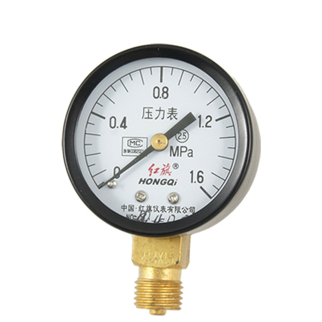0.51" Threaded 0-1.6 MPa Manometer Air Pressure Gauge