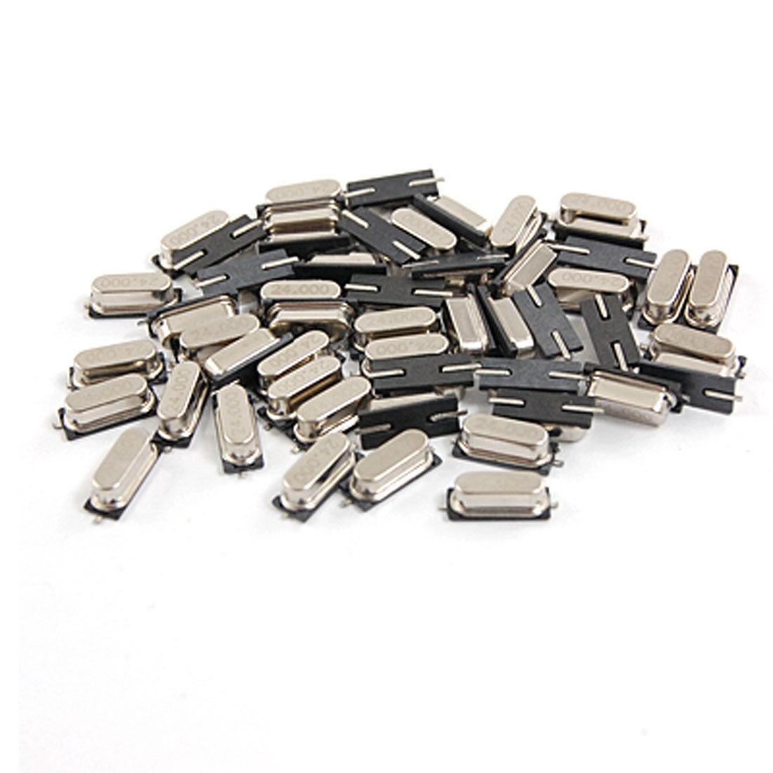 24.000Mhz SMD Crystal Oscillators 2 lead HC-49S 50 pcs