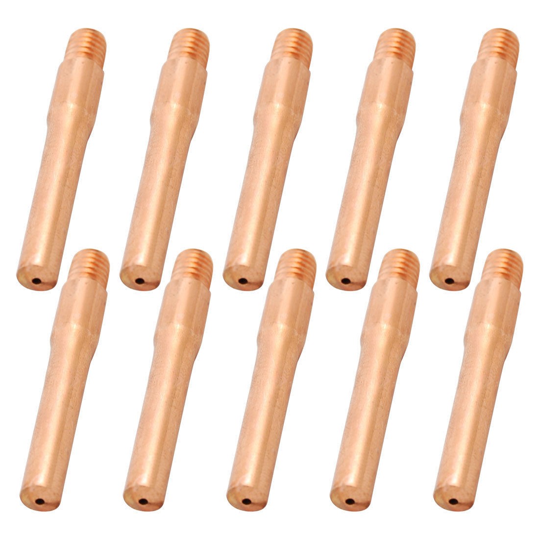 10 Pcs 44.5mm Length Copper CO2 Copper Welding Torch Contact Tips