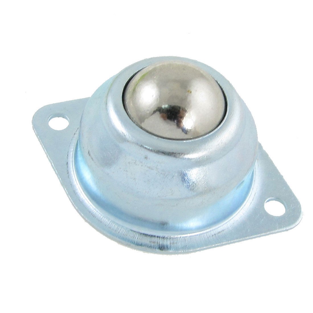 Flange 2 Holes 22mm Dia Ball Transfer Unit Mounted Bearing