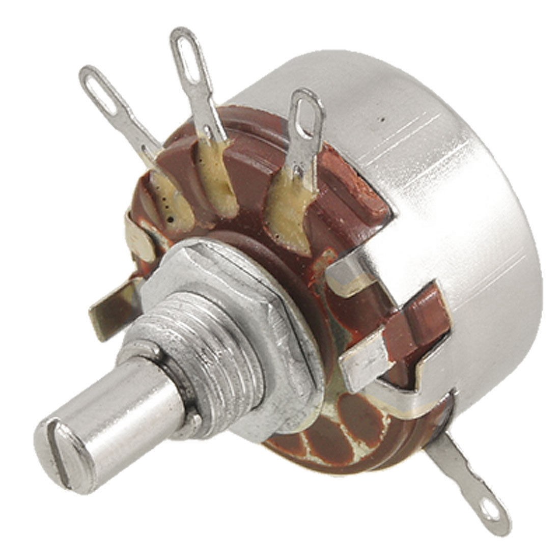 WTH118-1A 1M ohm 2W Carbon Composition Rotary Taper Potentiometer