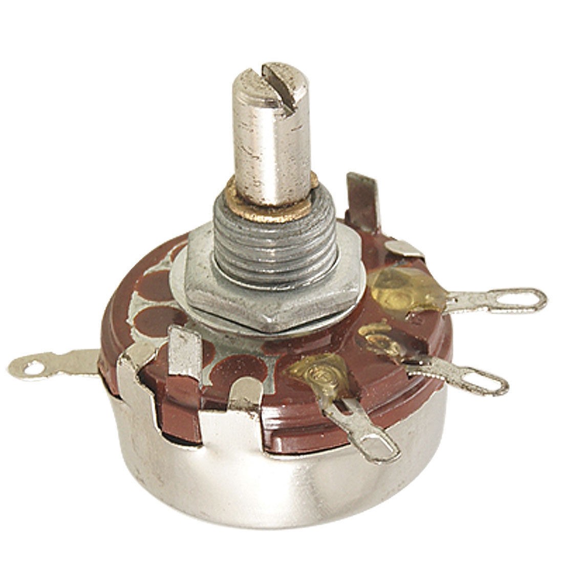 WH118-I 47K ohm 2W Carbon Composition Rotary Taper Potentiometer