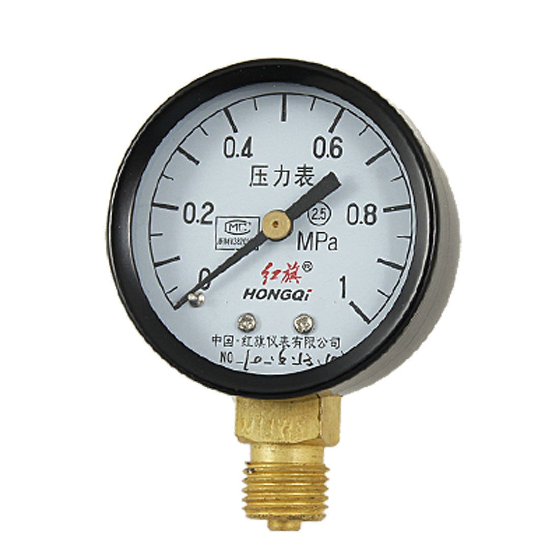 1 MPa 0.55" Thread Round Dial Air Pressure Gauge Tool