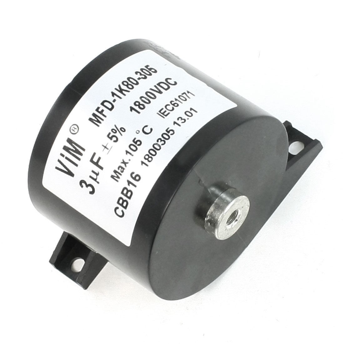 CBB16 DC 1800V 3uF 5% Machine Plastic Housing Motor Run Capacitor