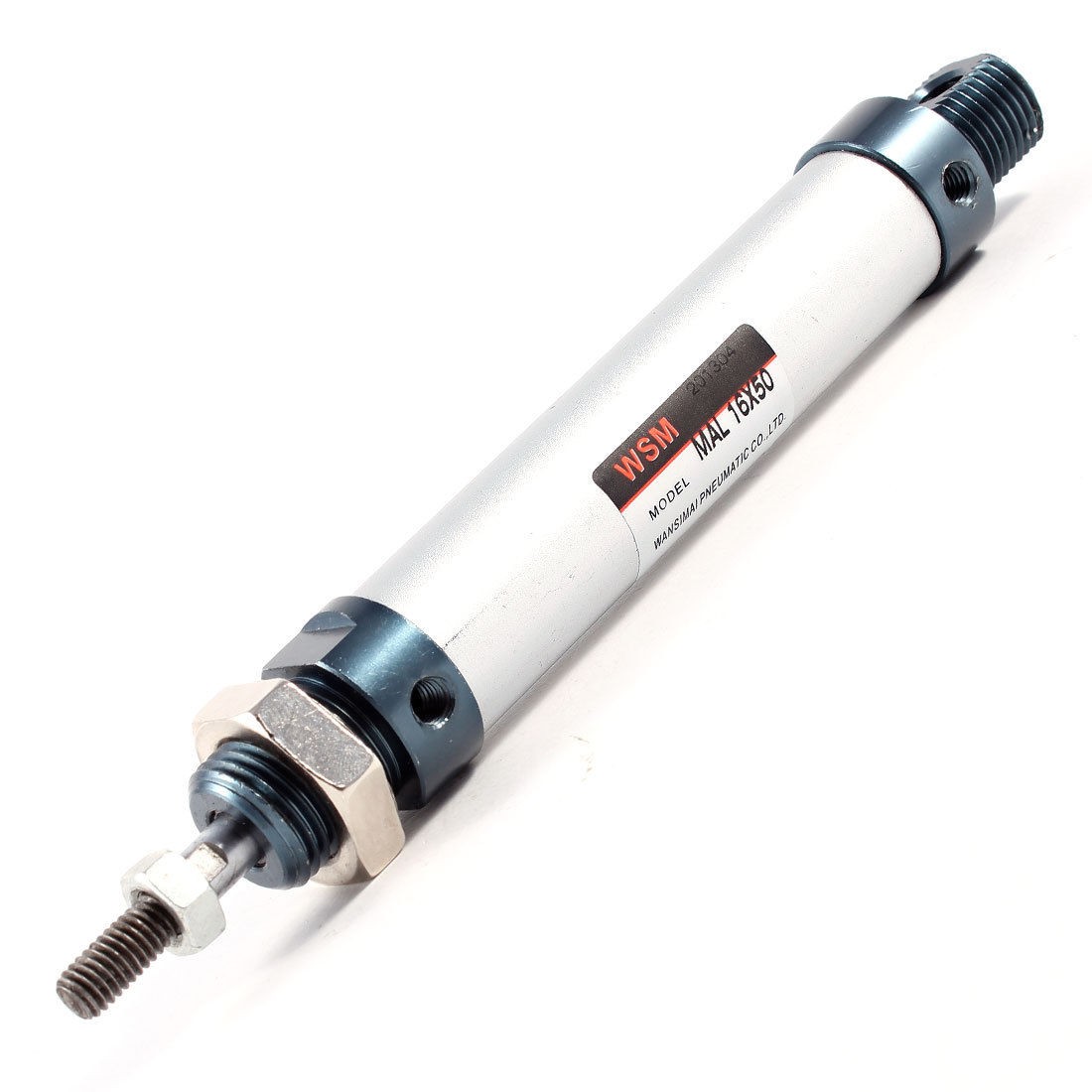 0.6" Bore 2" Stroke Aluminum Alloy Pneumatic Mini Air Cylinder MAL16x50