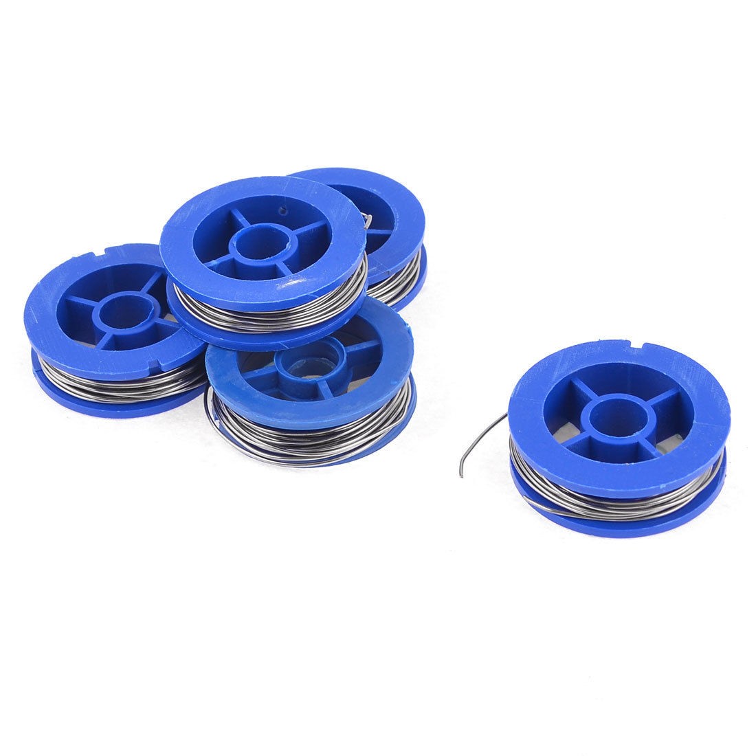 5Pcs 0.6mm Tin Lead Alloy Rosin Soldering Cored Wire Spool Reel