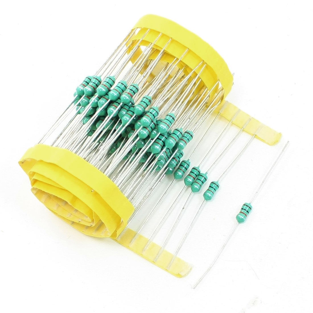 1mH 1/2W 4-Color Loop 10% Axial Lead Fixed Inductor 100 Pcs