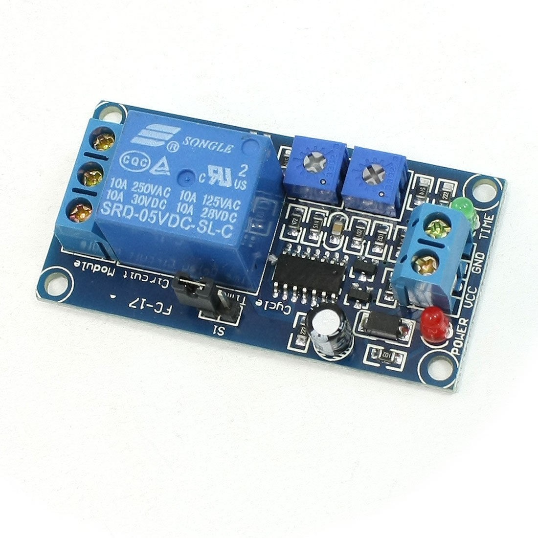 DC 5V Circulate Time Relay Module Control Board w Optocoupler for Arduino
