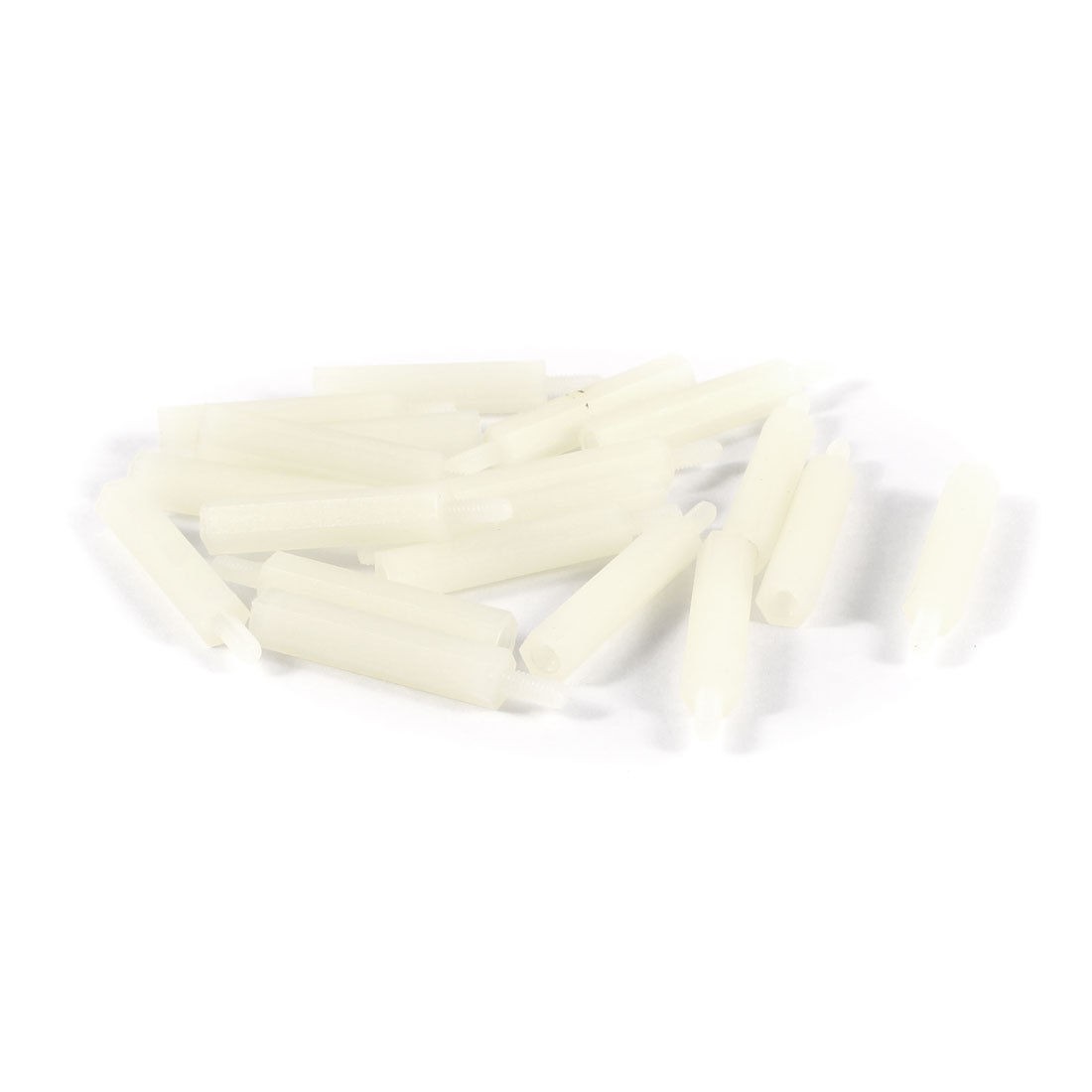 20 Pcs M2 x 25mm + 5mm Hex Hexagonal Threaded Spacer Support