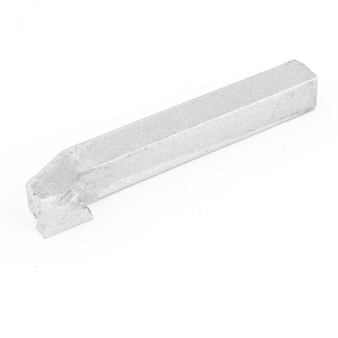 10mmx10mm Lathe Cutting 90 Degree External Turning Tool Silver Tone 3.2" Length