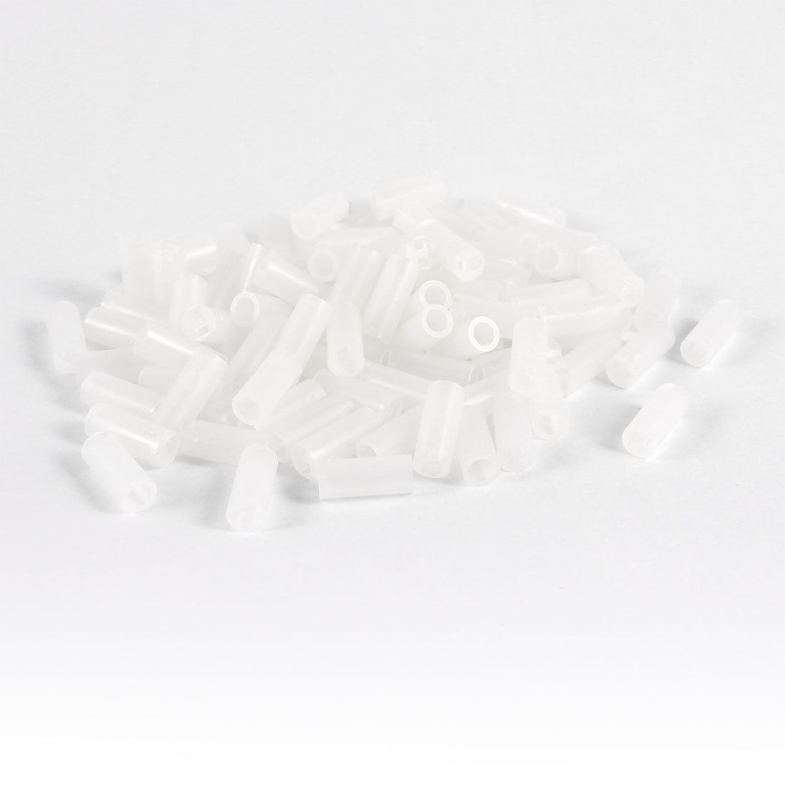 PCB Board White Cylinder Nylon Spacer Support 2.8mm x 4mm x 10mm 100 Pcs