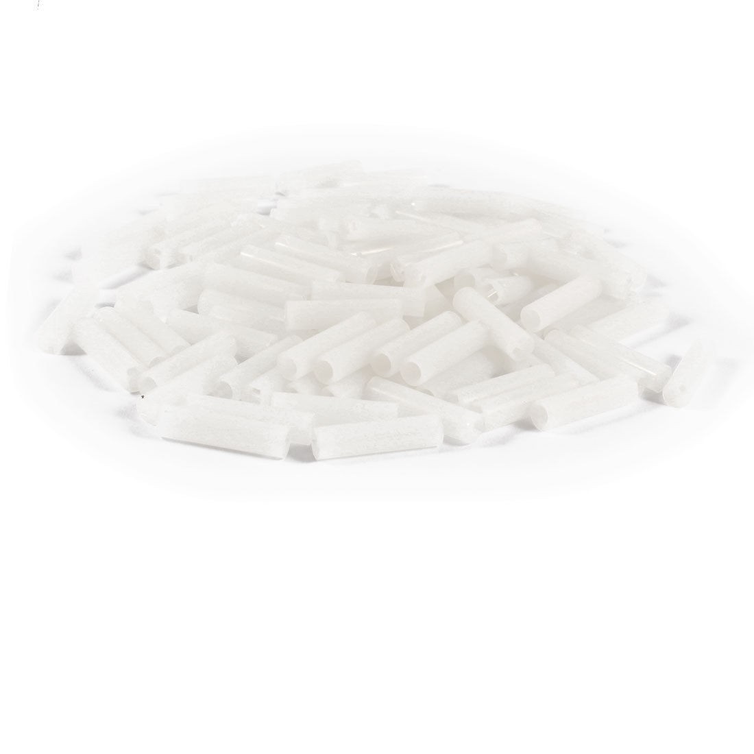 100 Pieces White Cylindrical Nylon 66 LED PCB Board Spacer Support 5mm x 20mm