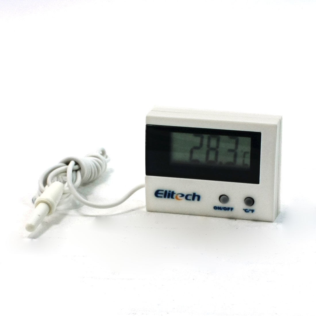 Termperature Probe LCD Display Digital Thermometer w 3.3Feet Long Wire