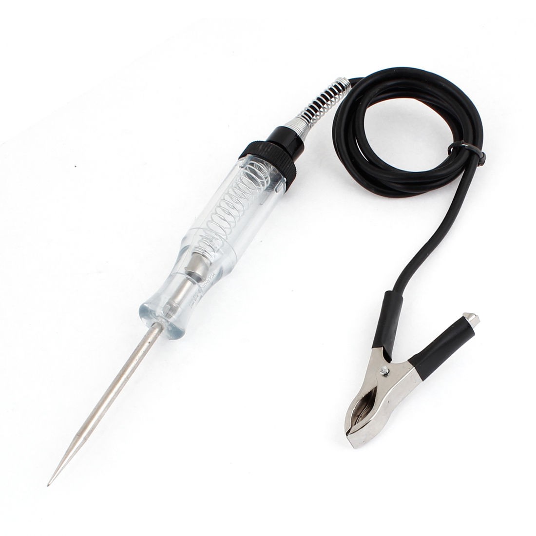 DC 6-24V Car Circuit Voltage Tester Pen Probe Black Clear Handle