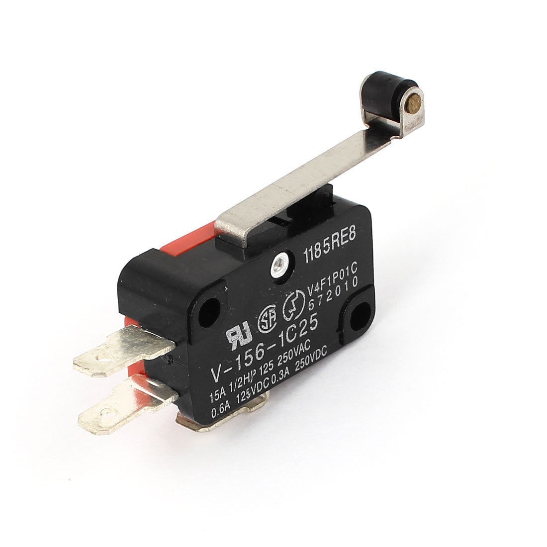 Miniature Micro Limit Switch Long Hinge Roller Lever Arm NO NC SPDT Snap Action