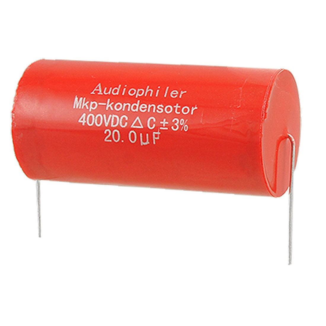20uF DC 400V Axial Lead Electrolytic Tubular Audio Capacitor