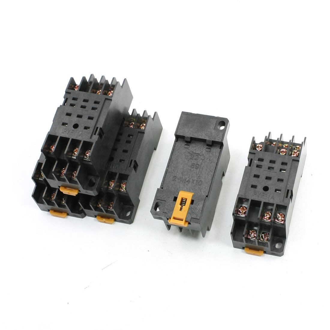 MY3NJ HH53P Power Relay Socket Base DIN Rail Mount 11 Pin 5 Pieces