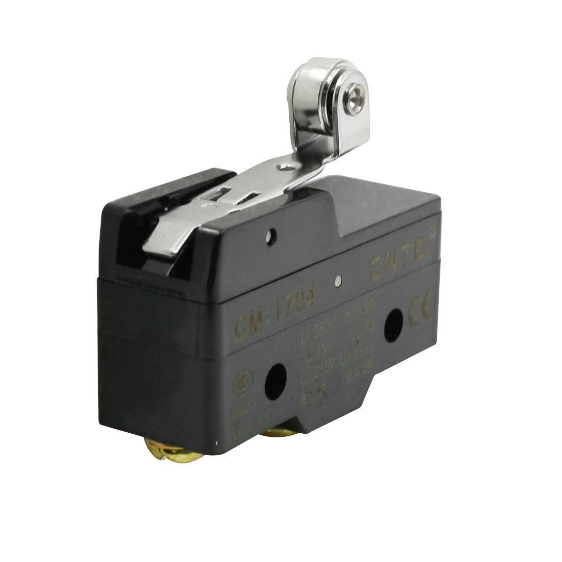 250VAC 6A 220VDC 0.3A Roller Hinge Lever Basic Micro Limit Switch CM-1704