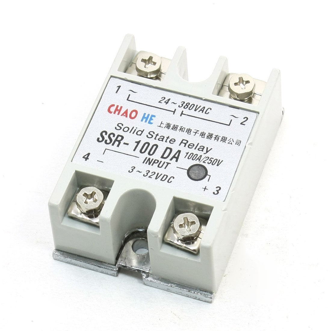Single Phase DC to AC Solid State Relay 100a SSR-100 DA Type