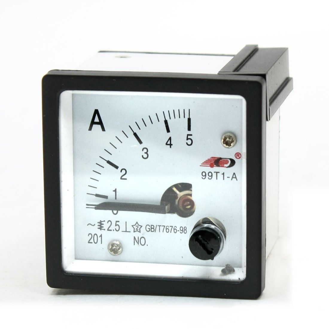 AC 0-5A Class 2.5 Square Panel Analog Meter Ammeter 99T1