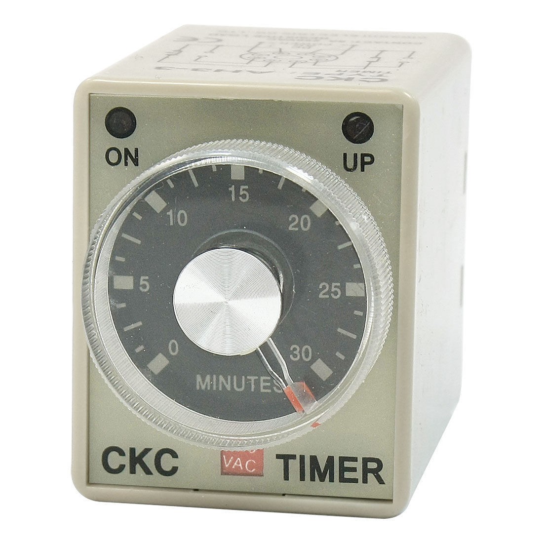 DC 24V 8 Pin DPDT 2NO 2NC 0-30 Minutes Time Delay Relay Timer AH3-3