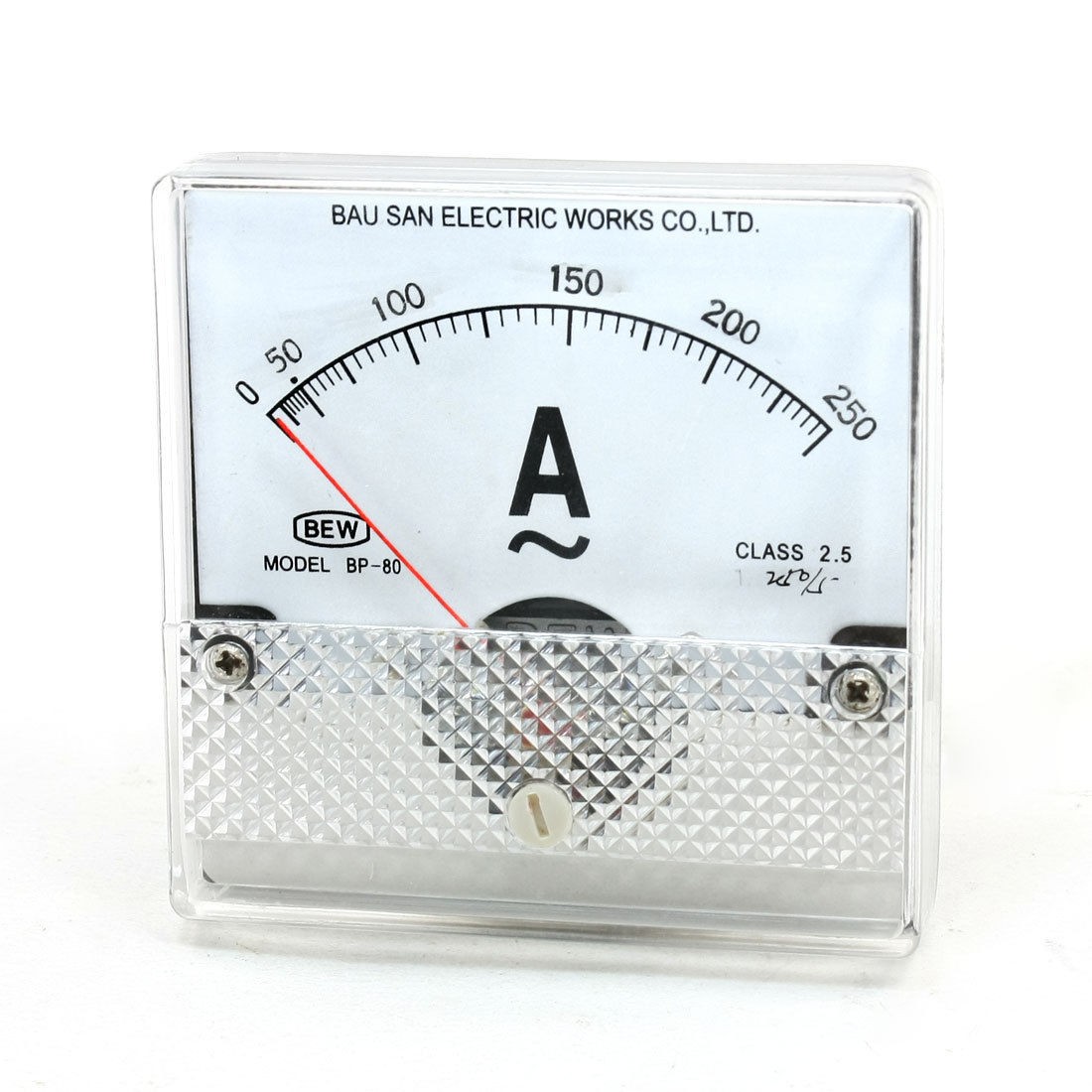 AC 0-250A Fine Tuning Dial Panel Ampere Meter BP-80