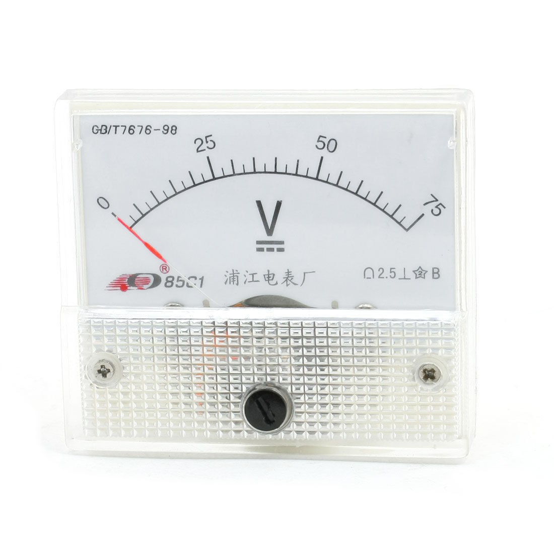 Fine Tuning Dial DC 0-75V Voltage Panel Meter Voltmeter