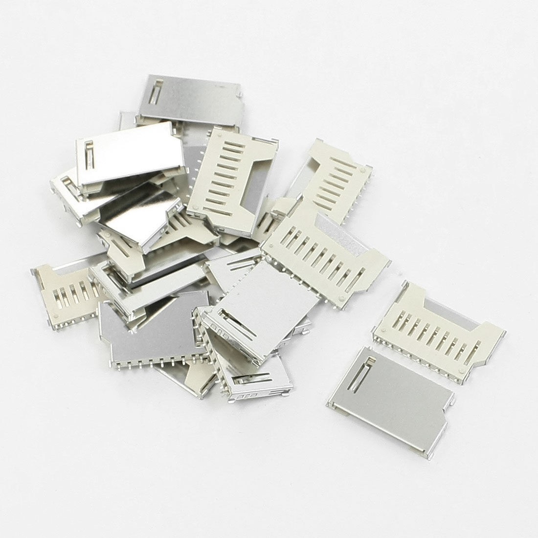 20Pcs SD Card Sockets Connectors DIY Replacement Parts 16mm x 26mm