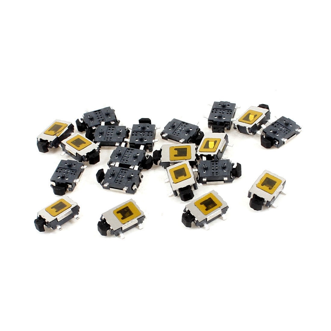 20 Pcs 6x4x2mm 4-Pin SPST Momentary Push Button Mini SMD SMT Tactile Tact Switch