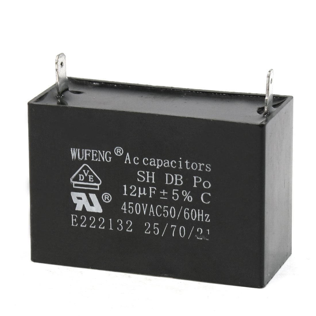 12uF 5% 450V AC Polypropylene Film Motor Capacitor
