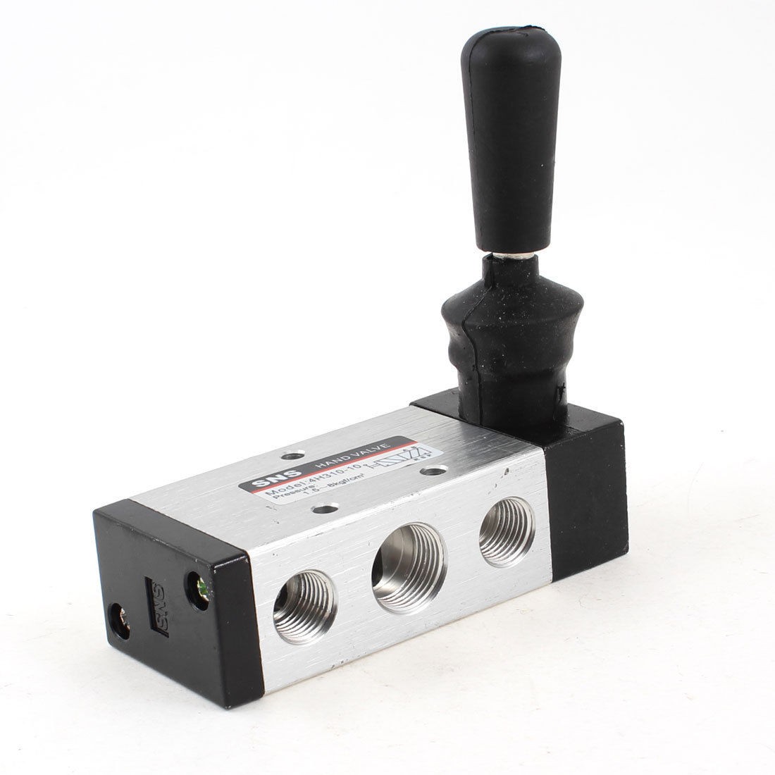 1/4 PT Air Inlet Outlet 1/8 Exhaust Five Ways Two Positions Hand Lever Valve