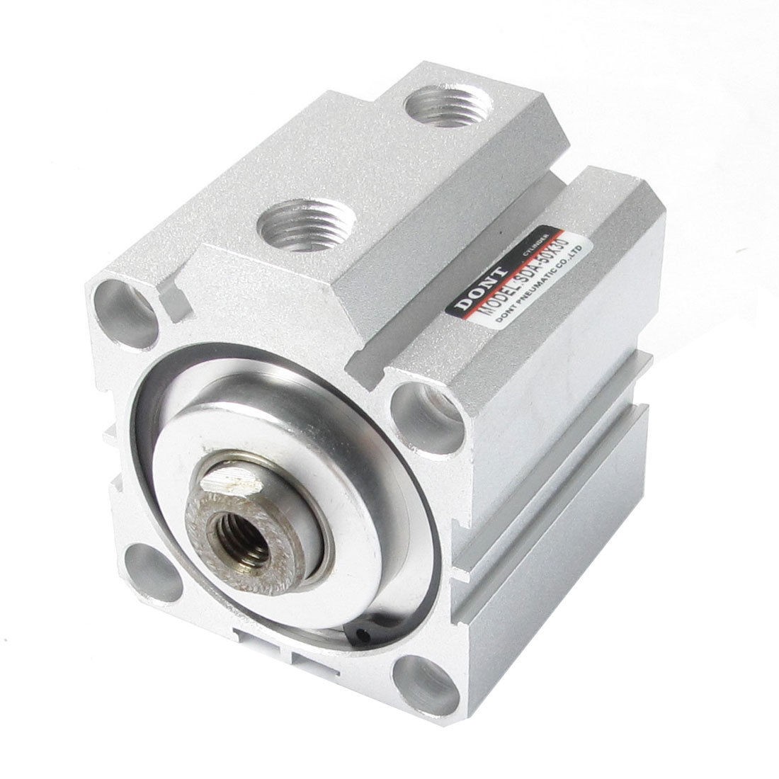 Dual Action 50mm Bore 30mm Stroke Push in Slot Compact Air Cylinder